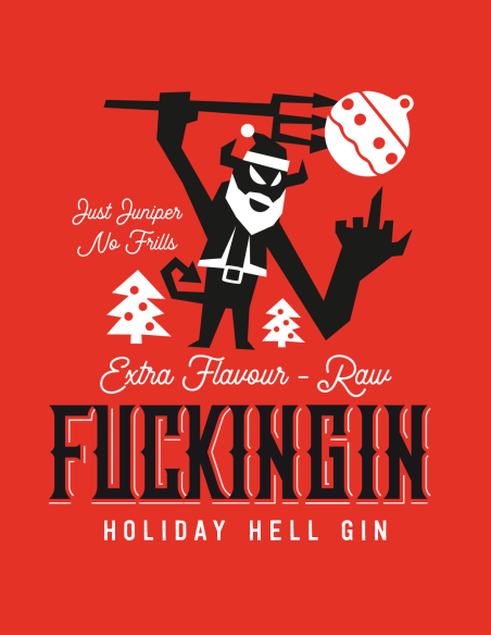 Bottiglia Fuckingin Xmas